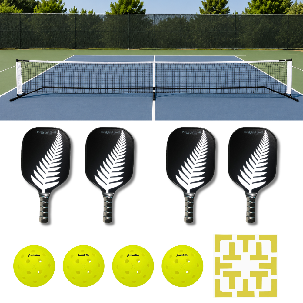 Pickleball Kit for Tennis Courts – 4 Player