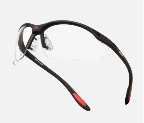 Gearbox Vision Eyewear - Clear Lens Black Frame