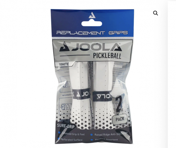 Joola Replacement White Ridge Grip (2 pack)